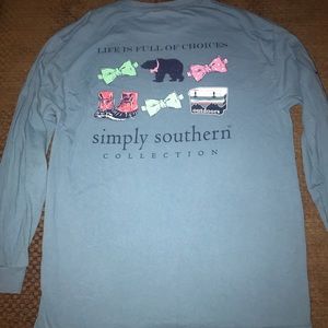 Simply Southern long sleeve tee Large